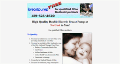Desktop Screenshot of breastpumpfree.com